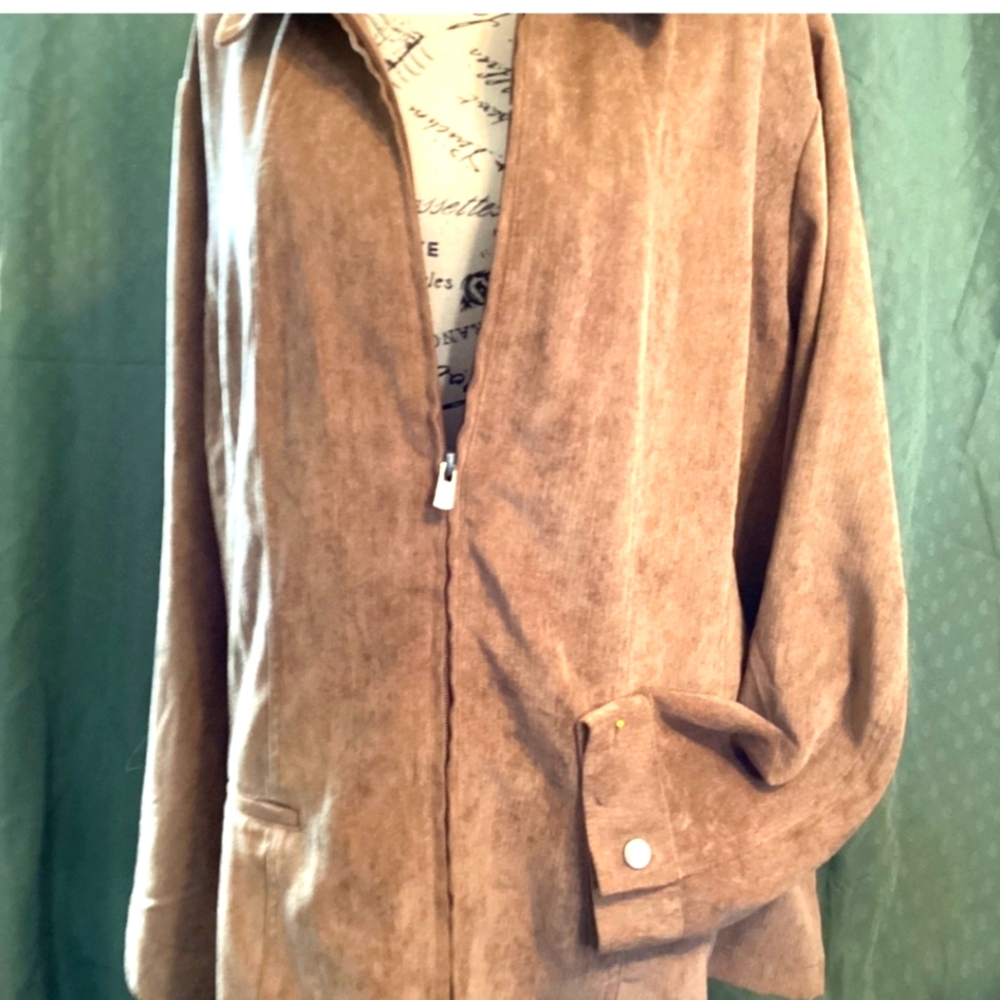 C J Banks, full zip front 3X jacket. - Picture 1 of 7